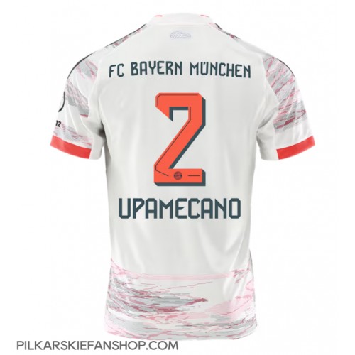 Koszulka piłkarska Bayern Munich Dayot Upamecano #2 Strój wyjazdowy 2025-26 tanio Krótki Rękaw Koszulka piłkarska Bayern Munich Dayot Upamecano #2 Strój wyjazdowy 2025-26 tanio Krótki Rękaw